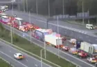 M6 Traffic Halted by Overturned Lorry in Cheshire: Live Updates