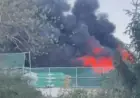 Firefighters Battle Blaze at Ashford Recycling Plant