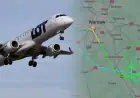 LOT Plane Struck by Lightning, Forced to Return to Warsaw
