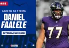 Giants Secure Deal with OL Daniel Faalele, Awaiting Physical Approval