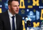 Michigan’s Brandon Naurato Addresses Frozen Four Hockey Defeat