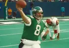 Browning Nagle, 1992 Jets Quarterback, Passes at 57