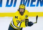 Avalanche Sign Hobey Baker Finalist TJ Hughes from Michigan