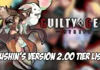 “Guilty Gear Strive Pro Shares Day 1 Tier List Post Version 2.00 Patch”