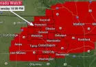 Tornado Watch Issued, Effective Until 10 PM