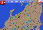 Powerful Earthquakes Rock Central Japan’s Nagano Region