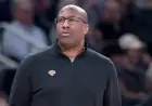 Knicks Coach Mike Brown Humorously Handles Ringing Phone at Press Conference