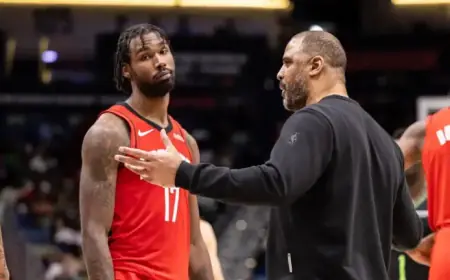 Rockets to Start Tari Eason Tuesday, Reed Sheppard Wednesday