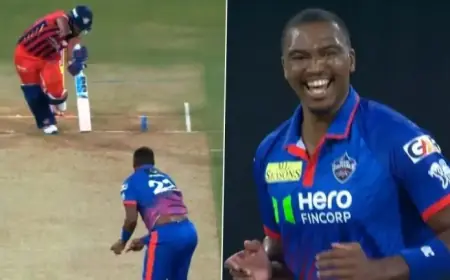 Lungi Ngidi Bowls Out Nicholas Pooran with Stunning Delivery in LSG vs DC IPL 2026