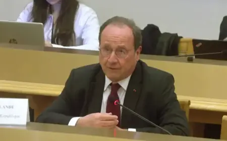 François Hollande Champions Paris Agreement Legacy Amid Global Tensions at Senate