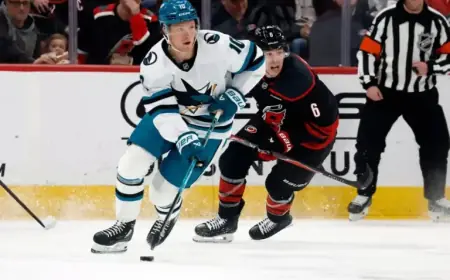 Sharks Improve Forward’s Status; Warsofsky Commends Former Vegas Coach