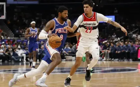 Paul George Nears Career High, Sixers Defeat Wizards