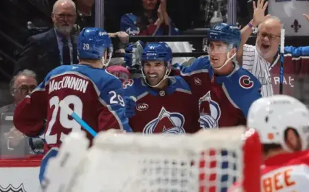 Colorado Dominates Flames 9-2; Cale Makar Injured