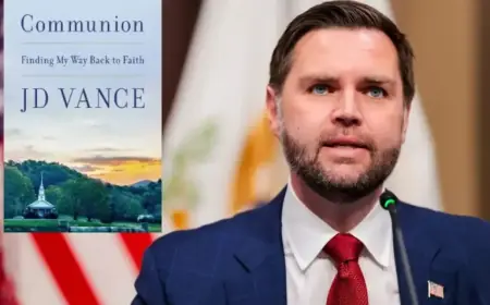 JD Vance’s New Book Cover Features Church Mistake