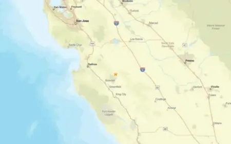Magnitude 2.2 Earthquake Hits Near Pinnacles, CA on April 1