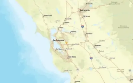 2.5 Magnitude Earthquake Shakes San Ramon, CA Area on March 29