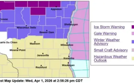 Winter Weather Advisory in Effect 1-9 AM Thursday