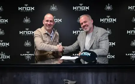 Newcastle United Unveils KNOX Hydration Partnership for Training Ground