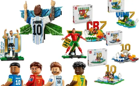 LEGO Unveils World Cup Editions Featuring Messi, Ronaldo, Mbappé, and Vini Jr.