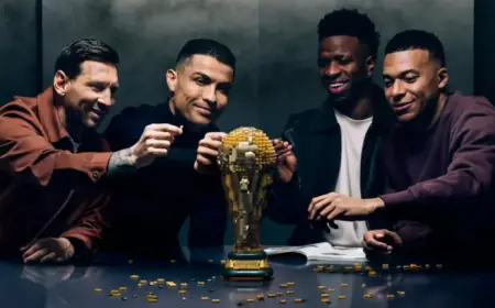 LEGO Unveils FIFA 2026 Collection Featuring Messi, Ronaldo, and Mbappe