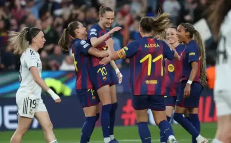 Barcelona vs Real Madrid: Live Updates from UWCL Quarterfinal Clash
