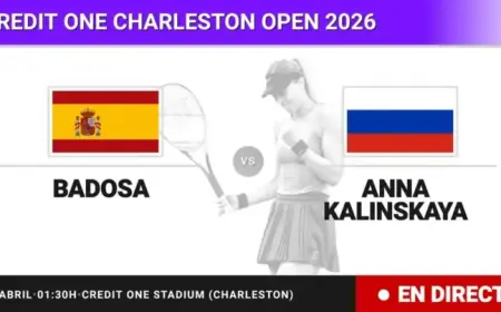 Paula Badosa vs. Anna Kalinskaya Live: Follow Credit One Charleston Open Match Today