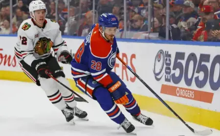 Blackhawks Face Off Against Oilers: A Red vs Black Showdown