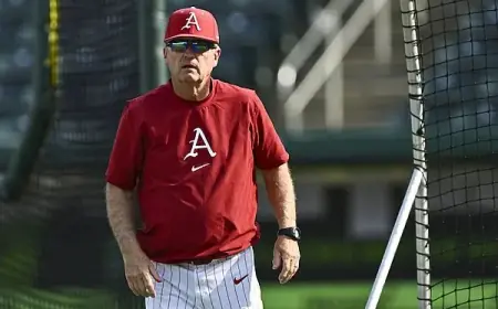 Arkansas Baseball’s Ranking Streak at Risk Before Auburn Series
