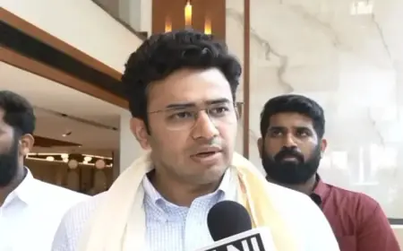 Tejasvi Surya: LDF, UDF Are Corrupt, Communal, Two Sides of One Coin