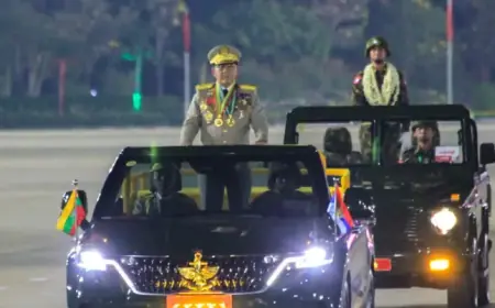 Myanmar Junta Leader Min Aung Hlaing Elected President by Military-backed Parliament