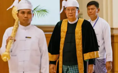 Myanmar Parliament Elects General as President, Ensuring Army’s Continued Control