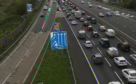 Easter Traffic Chaos: Closed Lanes Disrupt M6, M20, and A-Road Travel