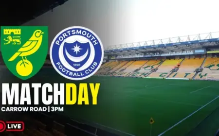 Norwich City Faces Portsmouth: Live Matchday Coverage