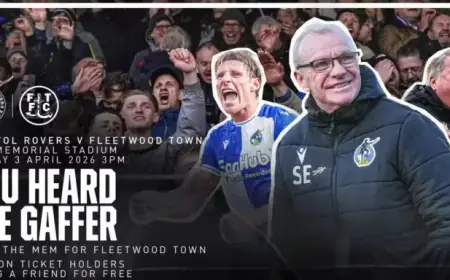 Bring a Friend Free to Fill The Mem vs. Fleetwood Town!