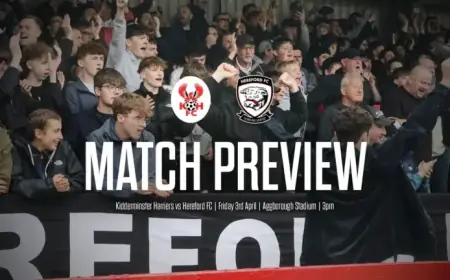 Kidderminster Harriers Clash with Hereford FC: Preview