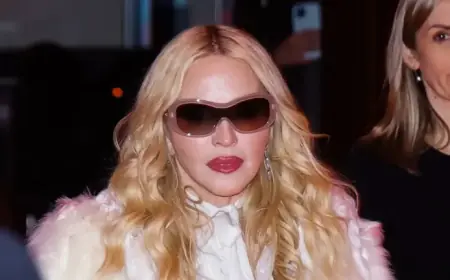 Madonna Dazzles Venice in Lavish Fur Coat with Boyfriend