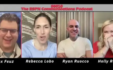 Ryan Ruocco Applauds Rebecca Lobo’s Generosity, Holly Rowe’s Selflessness