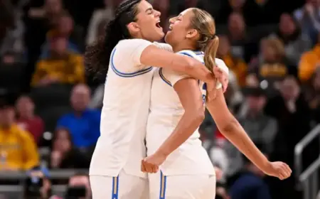 UCLA’s Sienna Betts Discusses Playing Basketball with Sister Lauren