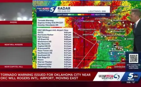 Live Coverage: Tornado Warnings Issued as Severe Storms Threaten OKC Metro