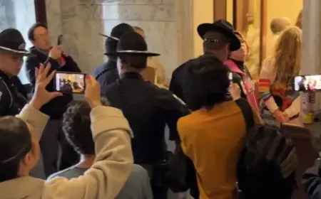 Six Arrested Protesting Transgender Bathroom Bill Inside Capitol Restroom