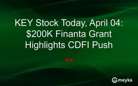 $200K Finanta Grant Boosts CDFI Push, KEY Stock Highlights Today