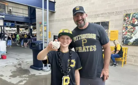 Father-Son Duo Secures Ball from Konnor Griffin’s First Major League Play
