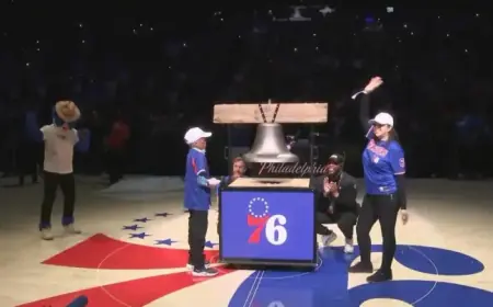Young Plane Crash Survivor Rings Bell at Sixers-Timberwolves Game