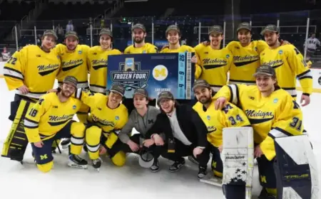 Michigan Wolverines Advance to NCAA Hockey’s Frozen Four