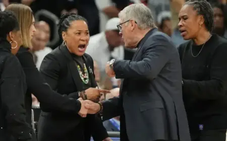 Auriemma and Staley Tension Flares After South Carolina’s Final Four Triumph