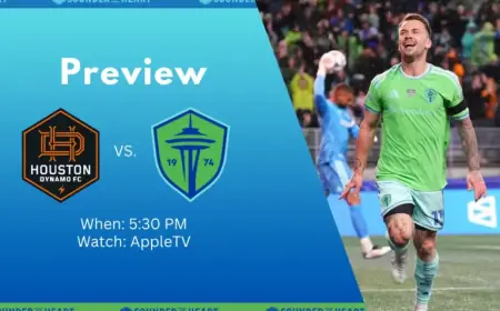 Dynamo vs. Sounders: Kickoff, Lineups, Live Stream Updates