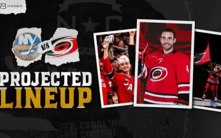 April 4: Expected Lineup Against NY Islanders