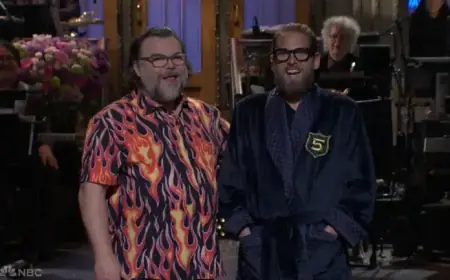 Tina Fey, Jonah Hill, Melissa McCarthy Enhance Jack Black’s SNL Monologue