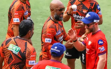 Sunrisers Hyderabad and Lucknow Super Giants Train in Hyderabad Gallery