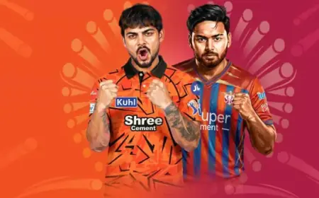 Lucknow Super Giants Opt to Bowl Against Sunrisers Hyderabad